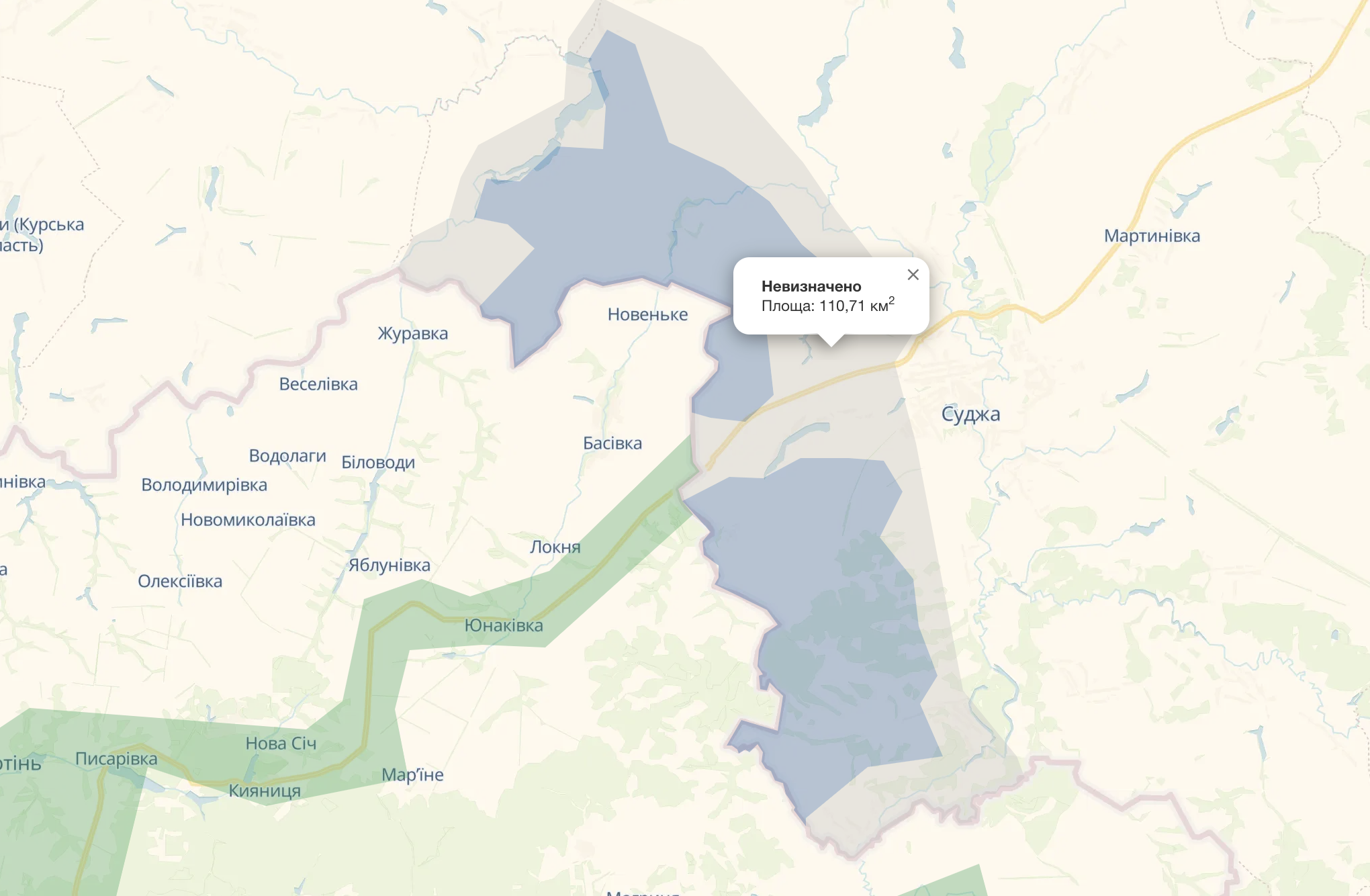 Де ведуться бої у Курській області: карта "сірих зон" на 9 серпня